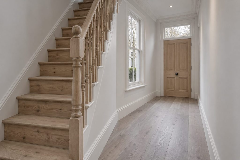 Hall, wide view from the doorway - 5-bedroom terraced house in Tooting