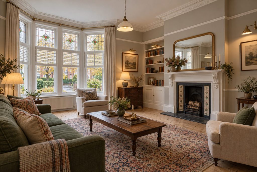 Sitting room, wide view from the doorway - 5-bedroom detached house in Balham