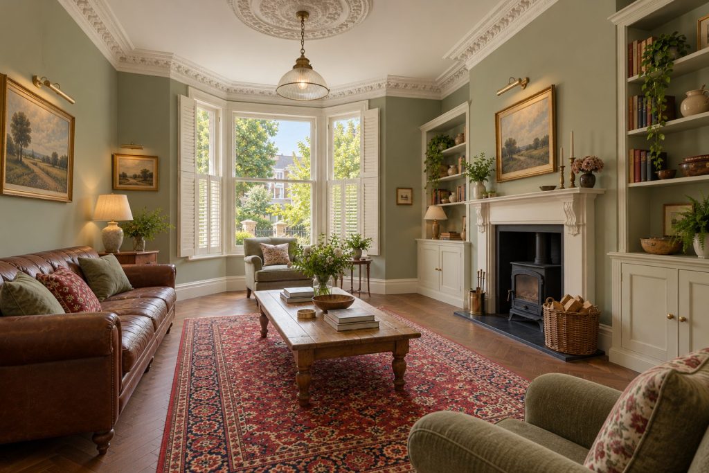Sitting room, view from the opposite corner - 3-bedroom terraced house in Balham