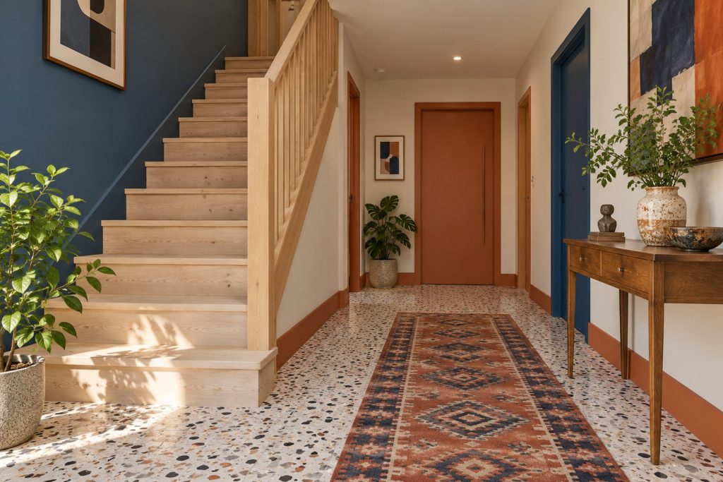 Hall, wide view from the doorway - 5-bedroom detached house in Earlsfield