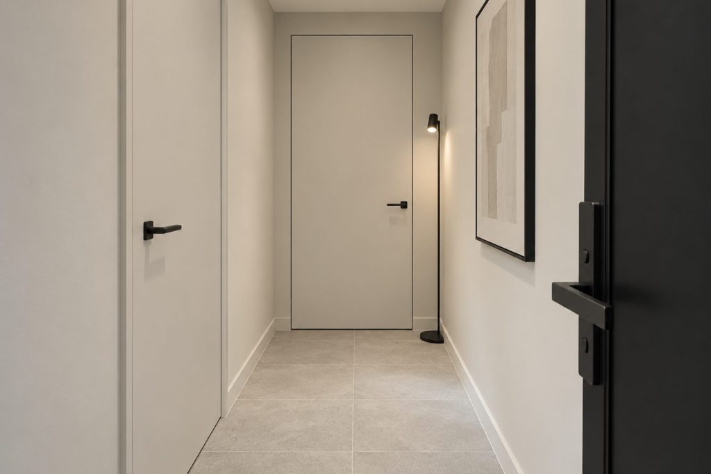 Entrance hall, wide view from the doorway - 2-bedroom flat in Battersea