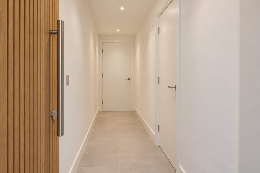 Entrance hall, wide view from the doorway - 2-bedroom flat in Battersea
