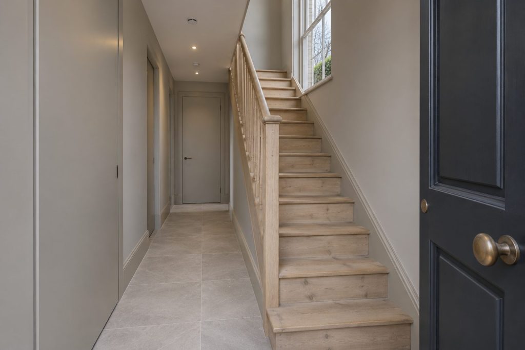 Hall, wide view from the doorway - 5-bedroom terraced house in Wandsworth
