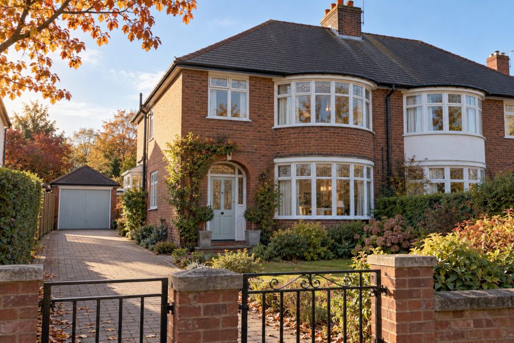 Front exterior, eye-level view of the front elevation - 4-bedroom semi-detached house in Putney