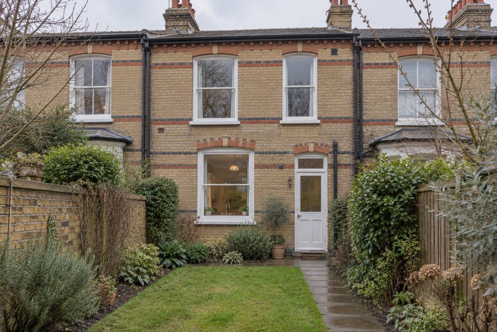 Rear garden, rear elevation seen from the garden - 3-bedroom terraced house in Wandsworth
