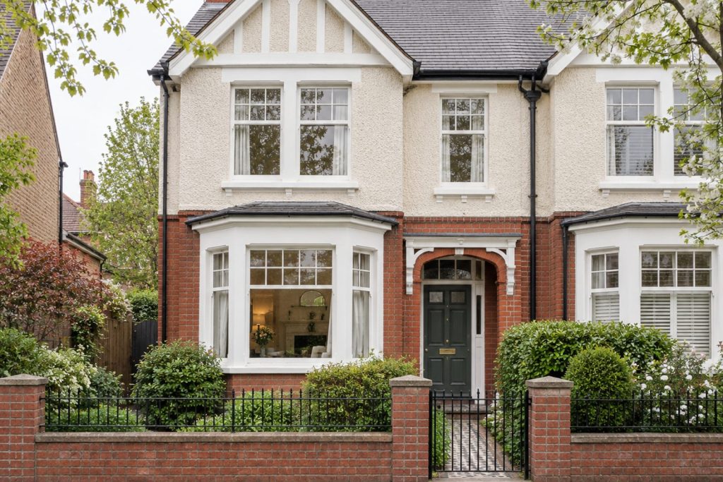 Front exterior, eye-level view of the front elevation - 5-bedroom semi-detached house in Putney