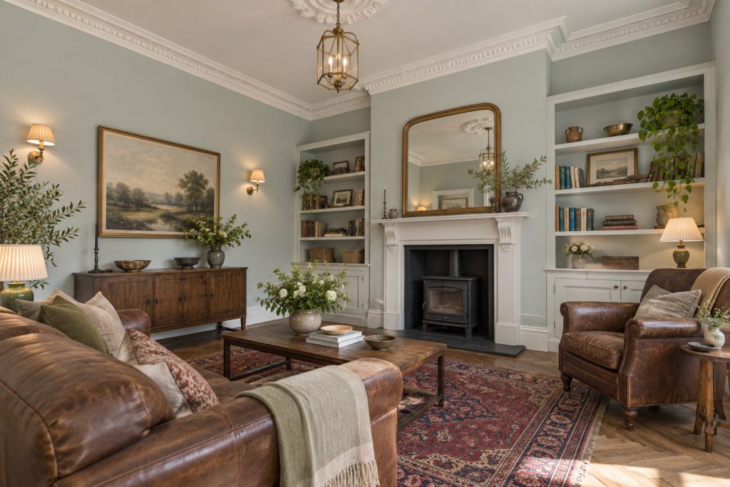 Sitting room, wide view from the doorway - 4-bedroom terraced house in Streatham