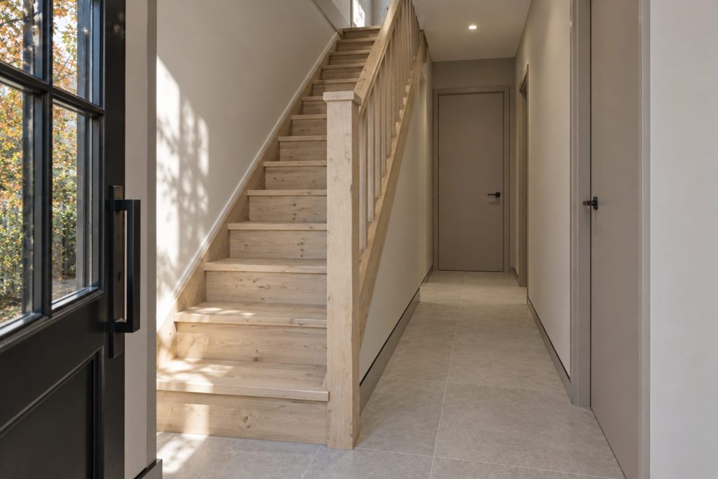 Entrance hall, wide view from the doorway - 2-bedroom maisonette in Southfields