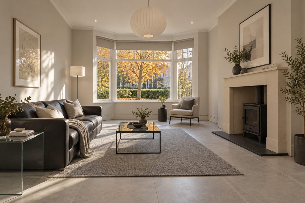 Sitting room, wide view from the doorway - 2-bedroom maisonette in Southfields