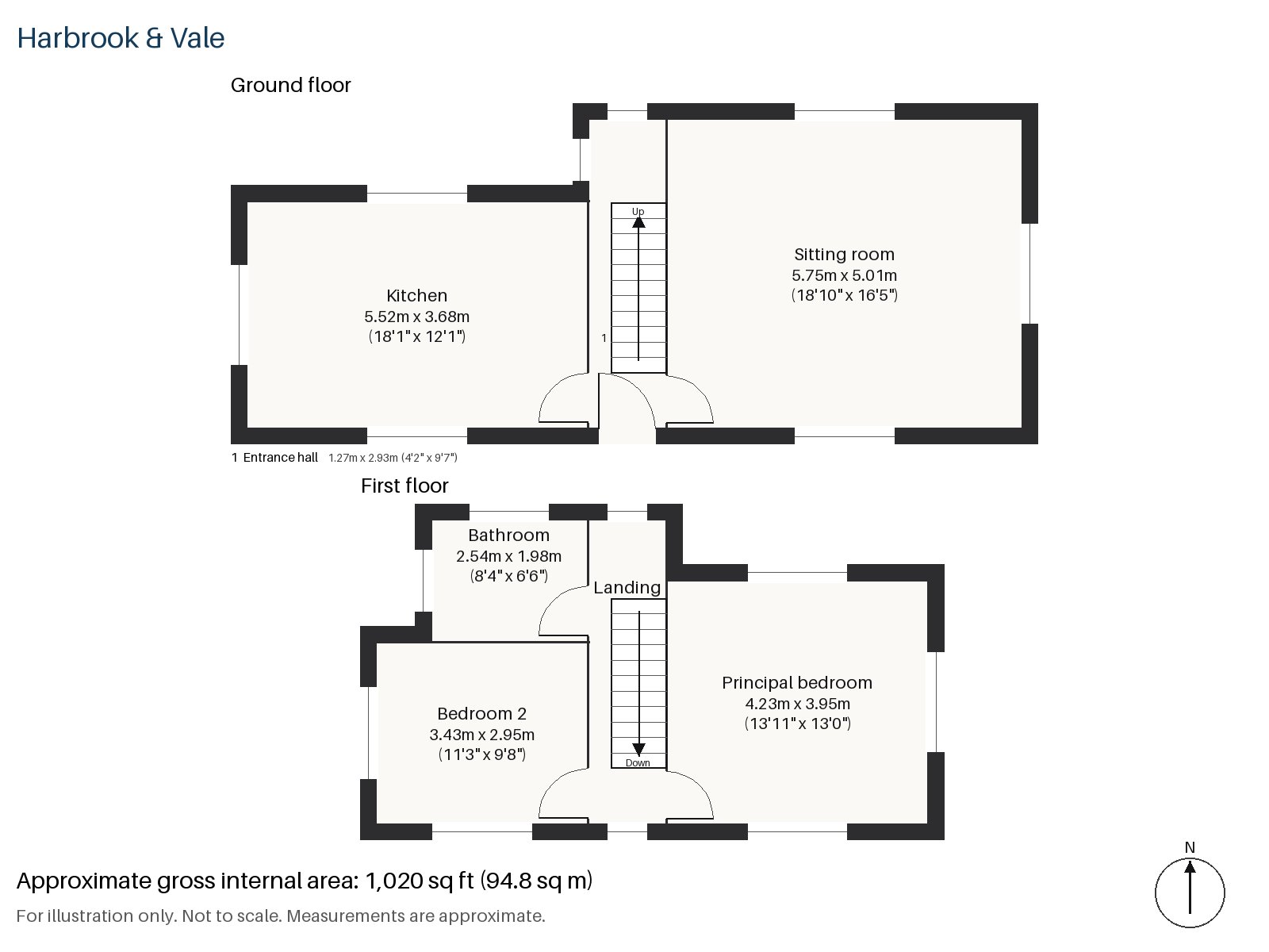 Floorplan of Princes Way, Southfields, SW19