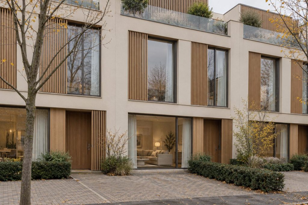 Front exterior, eye-level view of the front elevation - 4-bedroom terraced house in Brixton