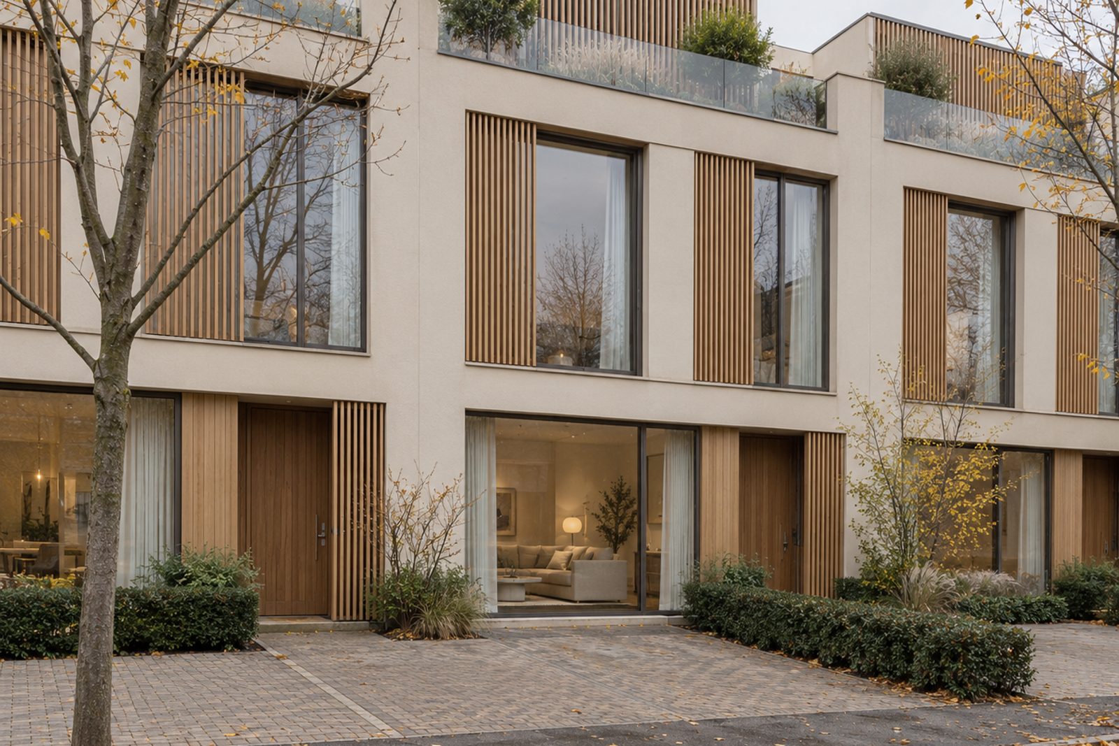 Front exterior, eye-level view of the front elevation - 4-bedroom terraced house in Brixton