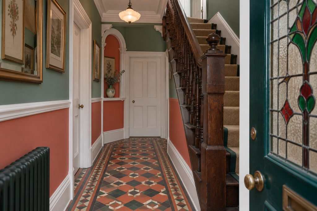 Hall, wide view from the doorway - 4-bedroom terraced house in Balham