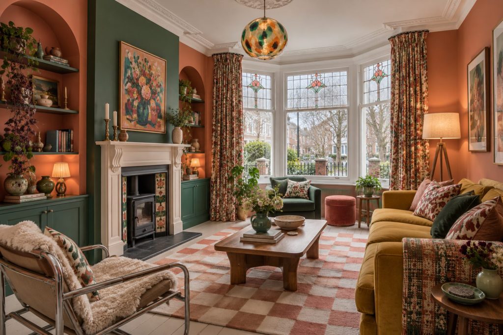 Sitting room, wide view from the doorway - 4-bedroom terraced house in Balham