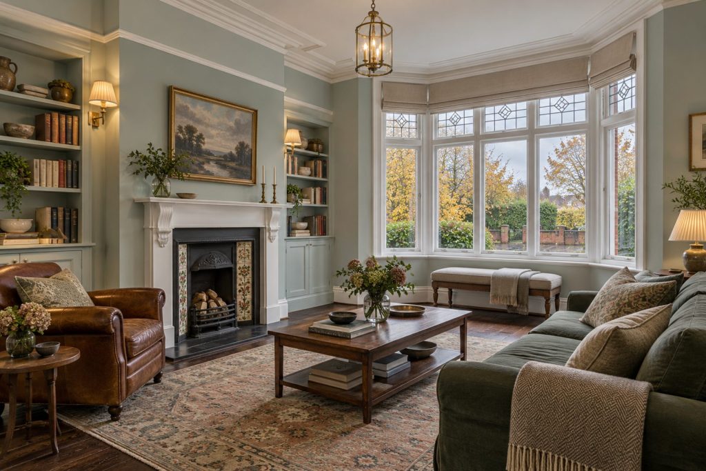 Sitting room, wide view from the doorway - 4-bedroom semi-detached house in Balham