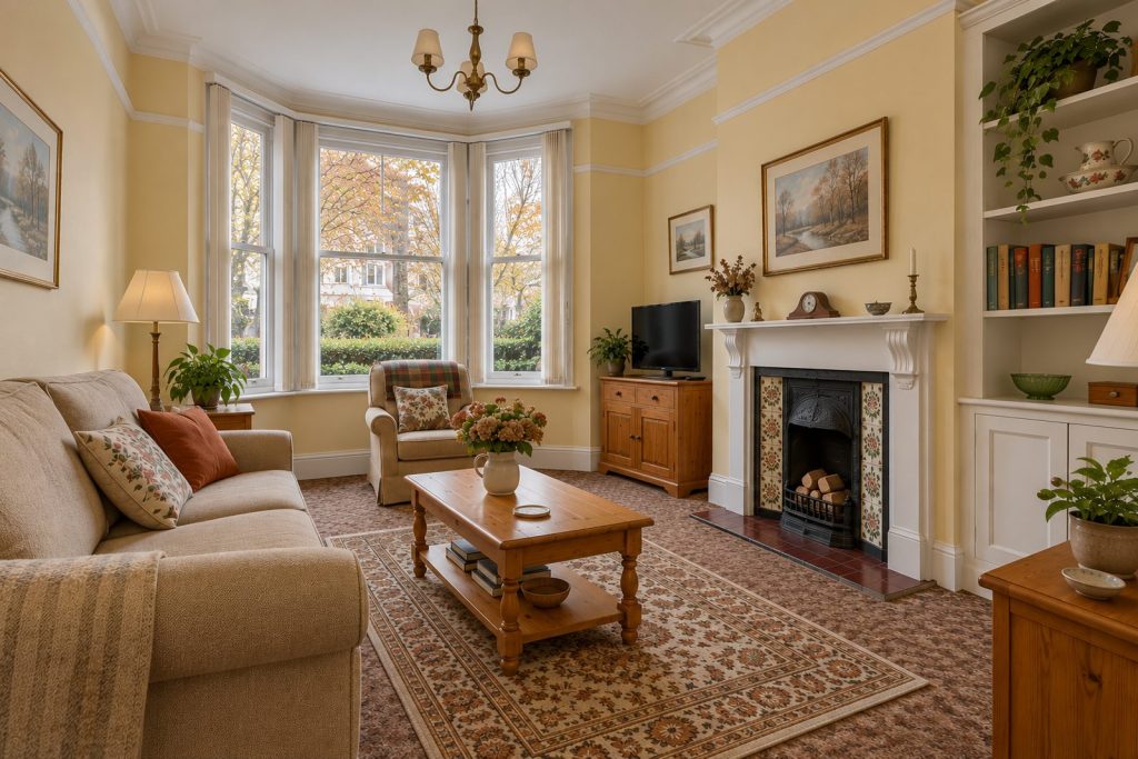Sitting room, view from the opposite corner - 2-bedroom maisonette in Wandsworth