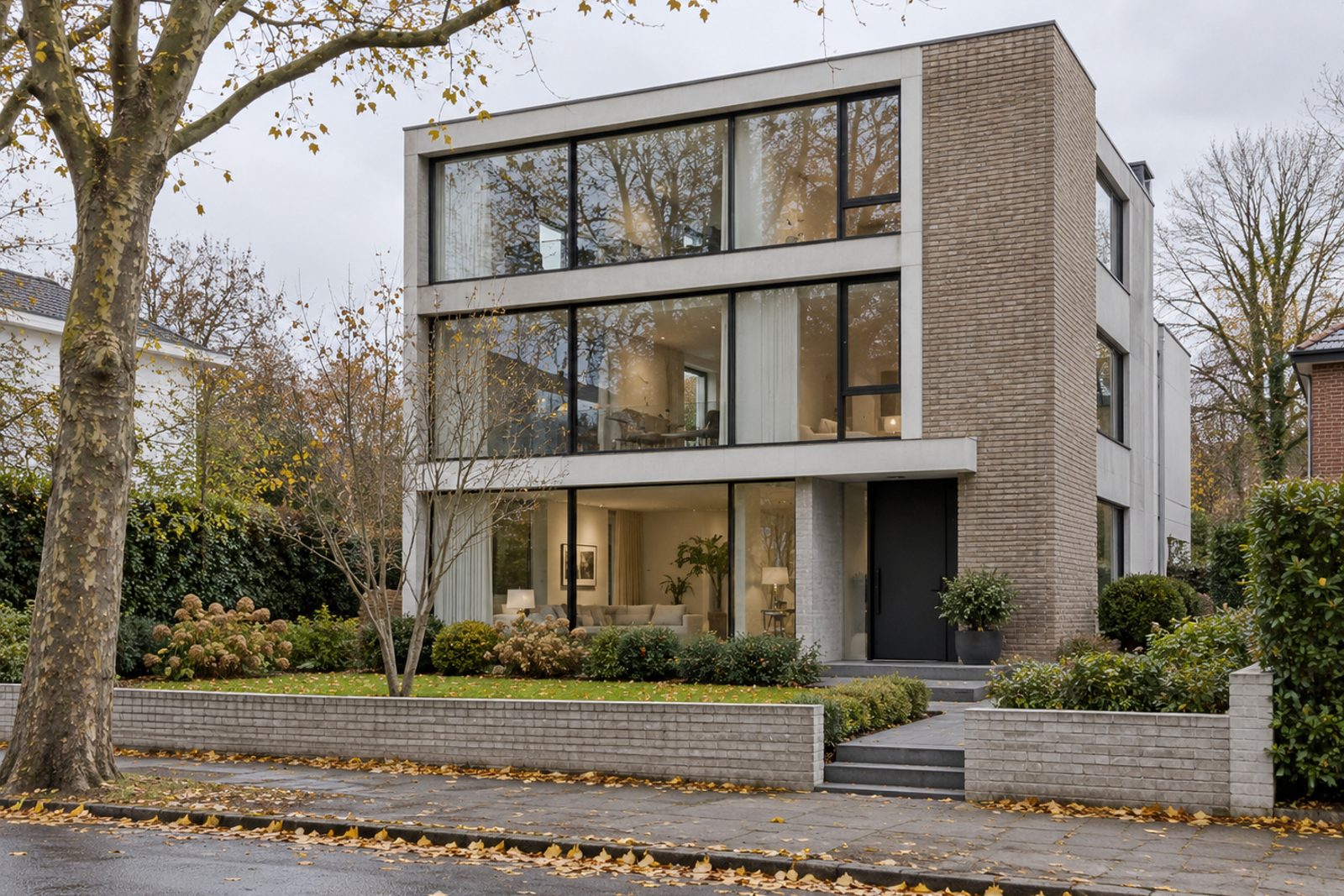 Front exterior, eye-level view of the front elevation - 5-bedroom detached house in Clapham