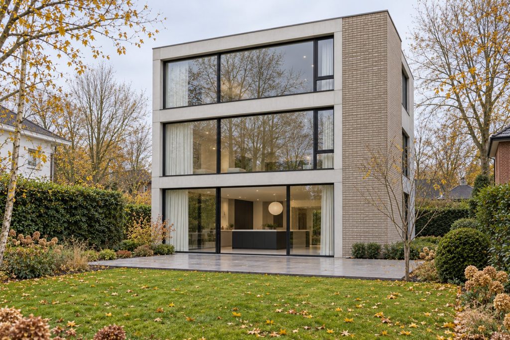 Rear garden, rear elevation seen from the garden - 5-bedroom detached house in Clapham