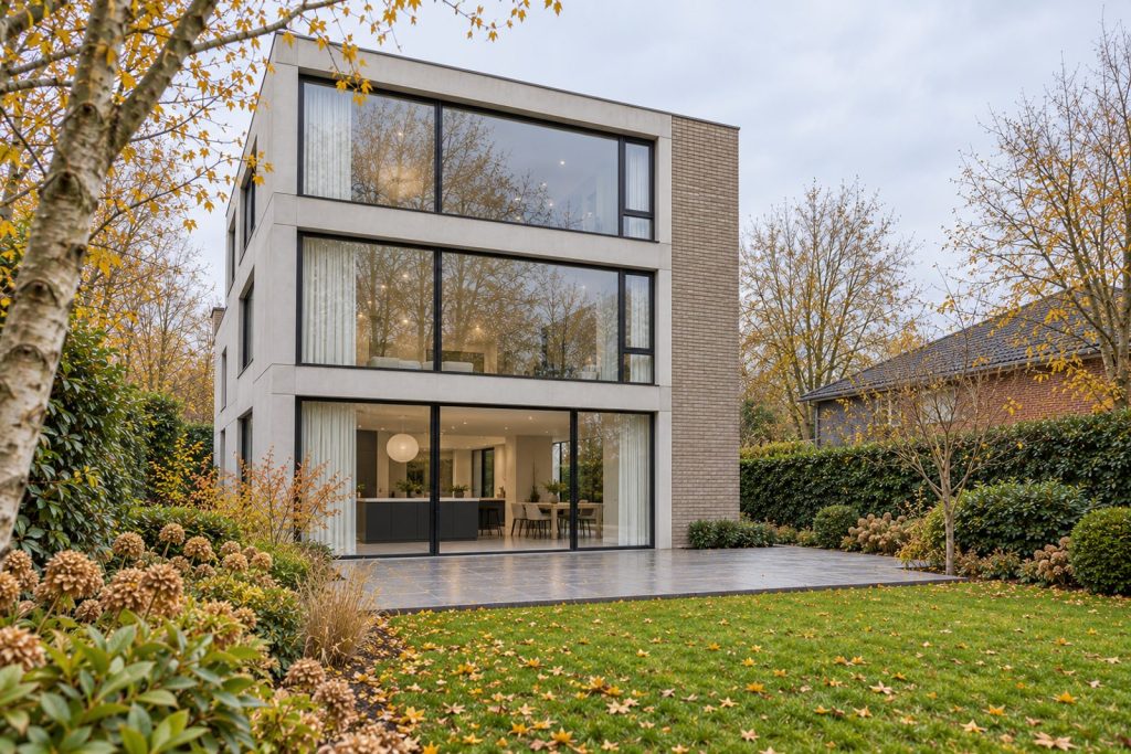 Rear garden, the garden looking back toward the house - 5-bedroom detached house in Clapham