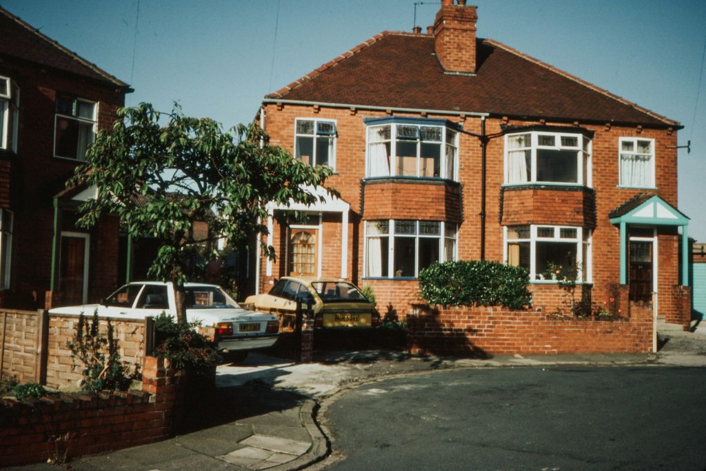 A pair of semi-detached houses