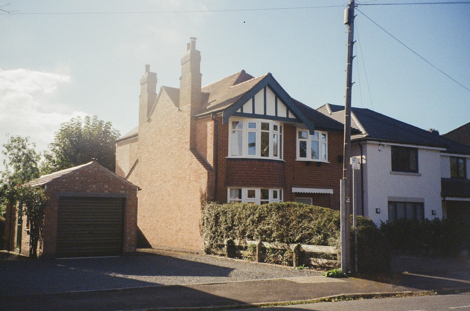 A pair of semi-detached houses