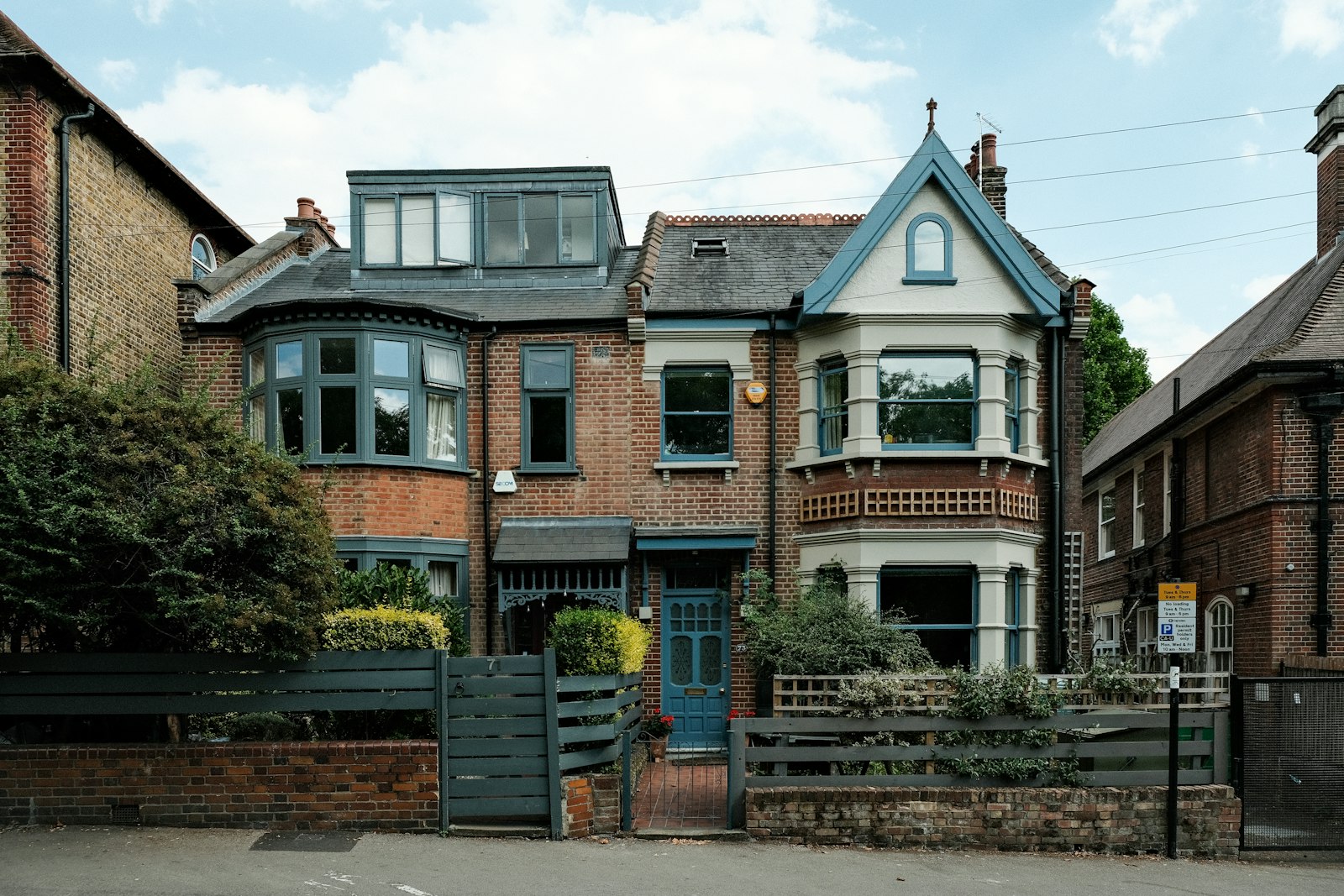 A pair of semi-detached houses
