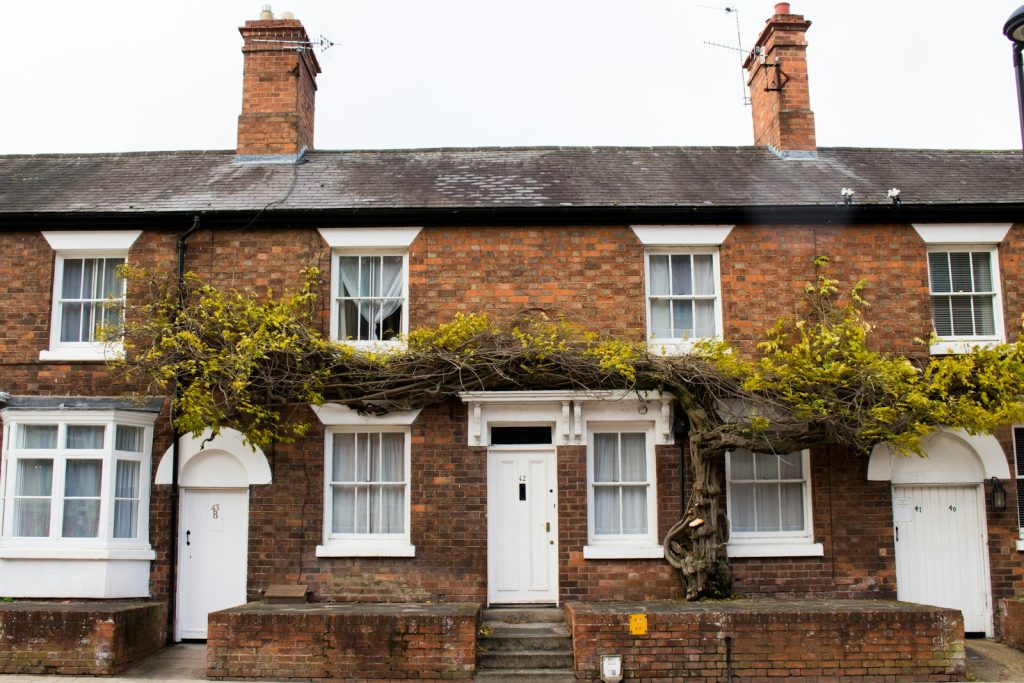 A pair of semi-detached houses