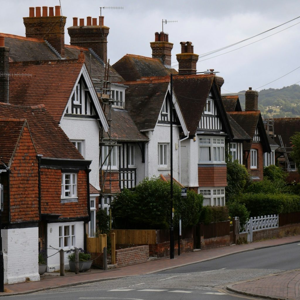 A pair of semi-detached houses