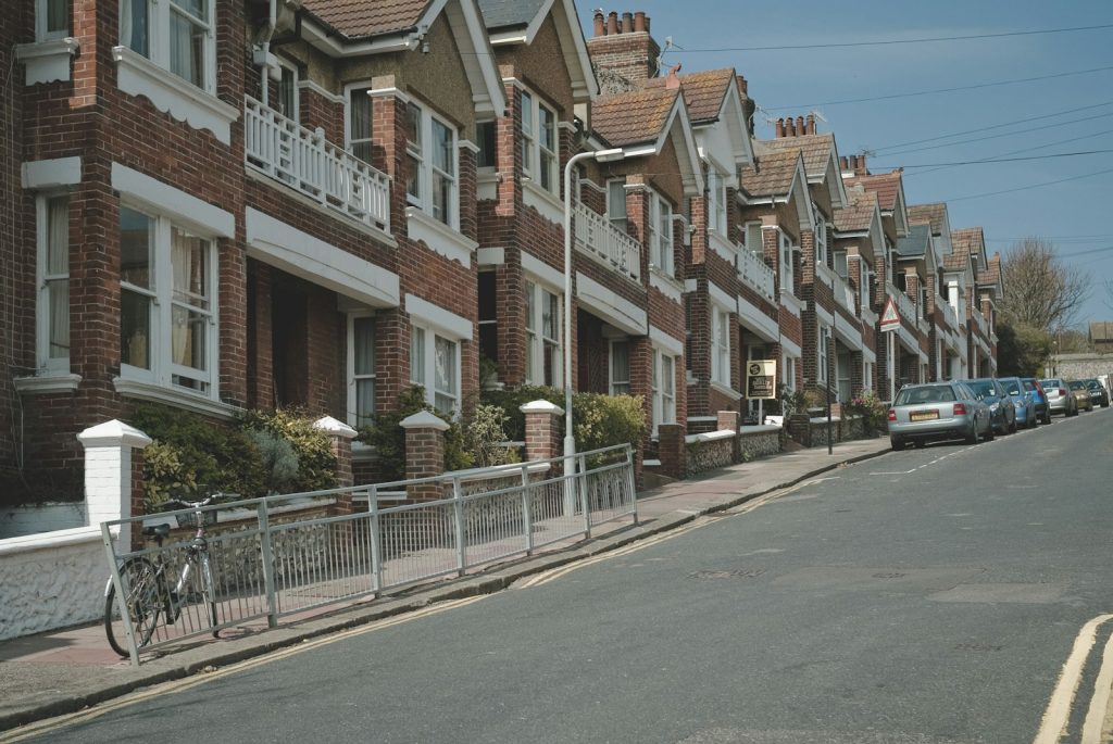 A pair of semi-detached houses