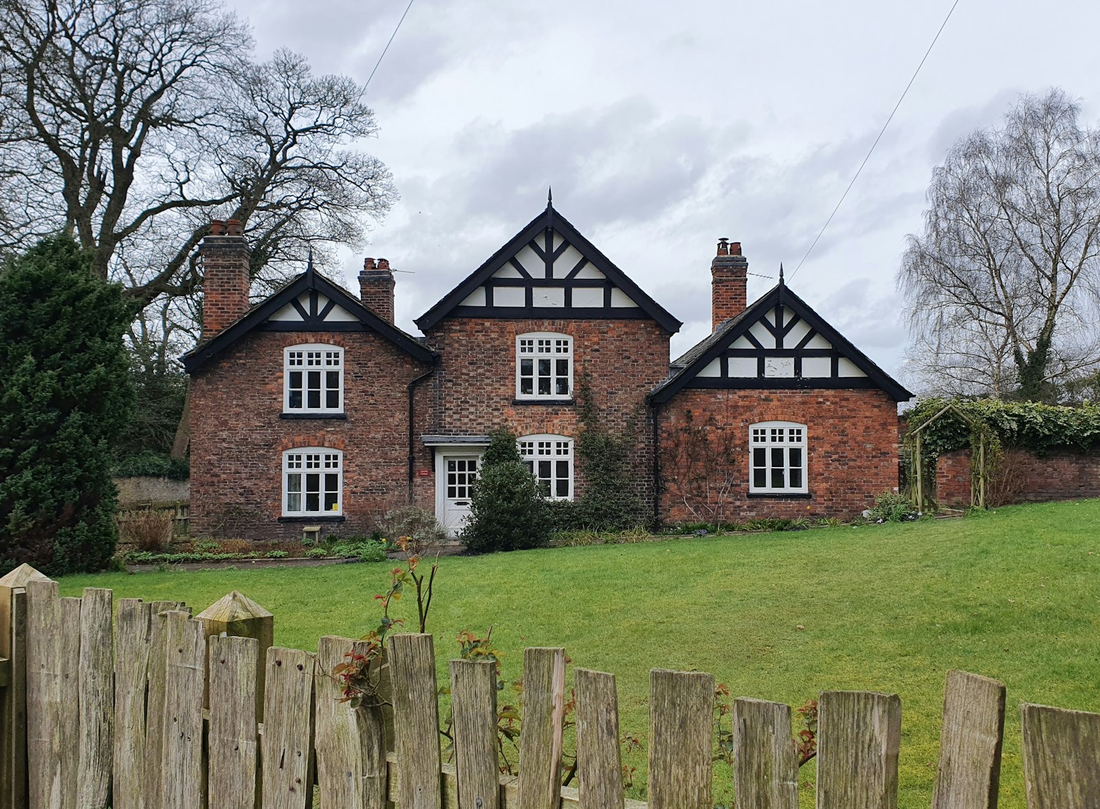 A pair of semi-detached houses