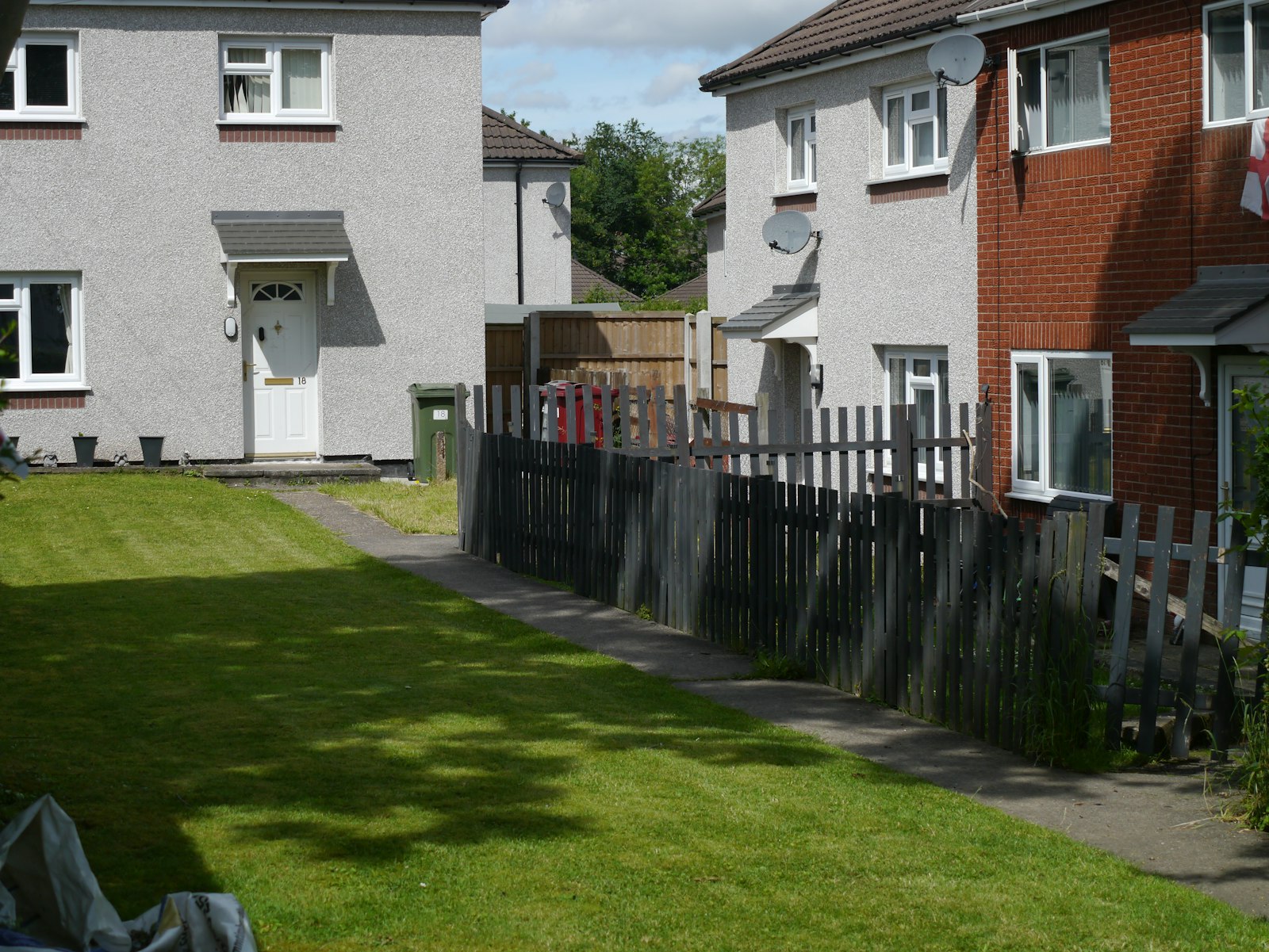 A pair of semi-detached houses
